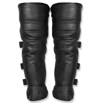 1Pair ο 23 &    ǳ ܿ ߿     뽺 ٸ Ŀ Ÿ Ÿ  Ű/1Pair New 23& Black Leatherette Windproof Winter Outdoor Foot Knee Warme